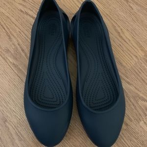 Crocs Flats Navy Blue